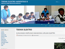 Tablet Screenshot of elektro.teknik.univpancasila.ac.id