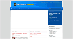 Desktop Screenshot of english.univpancasila.ac.id